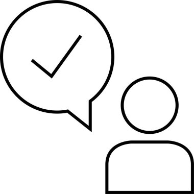 sohbet simgesi vektör illüstrasyonu 