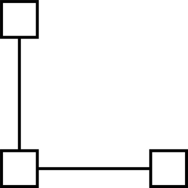 Basit bilgisayar arayüzü simgesi, vektör illüstrasyonu