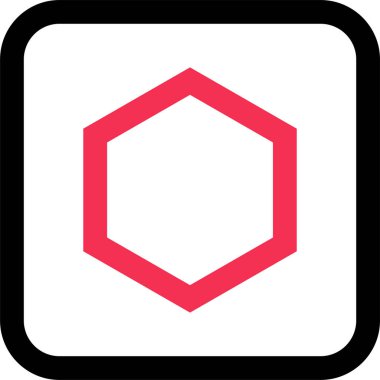 Basit bilgisayar arayüzü simgesi, vektör illüstrasyonu