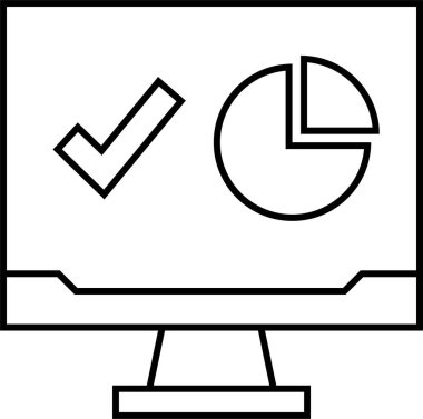 Basit web bilgi simgesi, vektör illüstrasyonu