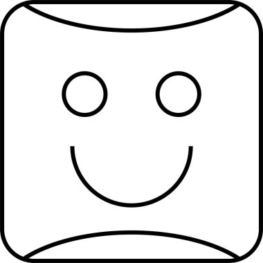 emoji yüz vektör illüstrasyonu