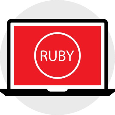 Web Geliştirme Simgesi. Simge programlanıyor. Yazılım Dev Simgesi, Vektör illüstrasyonu