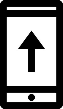 Yükle. Web simgesi basit illüstrasyon