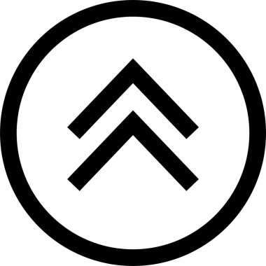 projeniz için yukarı ok simgesi