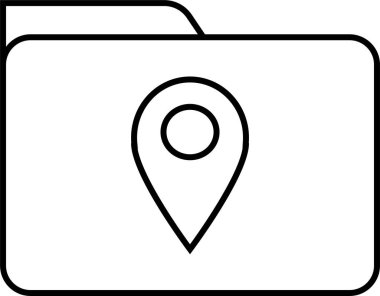 bilgisayar arayüzü dizin simgesi, vektör illüstrasyonu