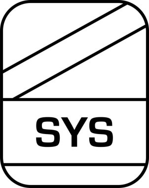 dosya adı simgesi vektör illüstrasyonu