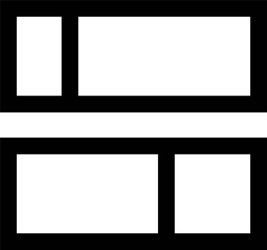 Modern b 'nin vektör illüstrasyonu eksik simgesi