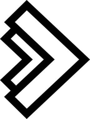 kullanıcı arayüzü ok simgesi, vektör illüstrasyonu