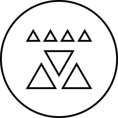 Basit bilgisayar arayüzü simgesi, vektör illüstrasyonu