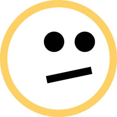 yüz simgesi, vektör illüstrasyonu 