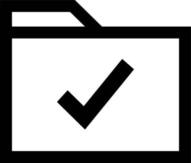 İşaretli basit dizin simgesi, vektör illüstrasyonu