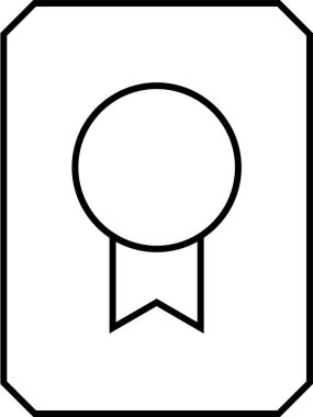 Basit rapor simgesi vektör illüstrasyonu