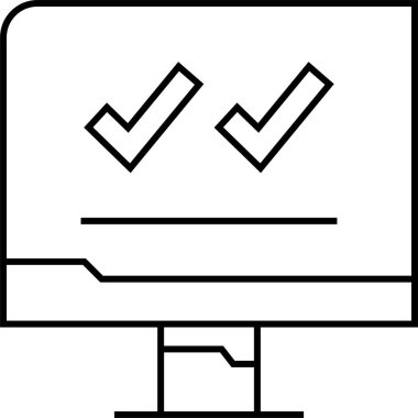 Basit web bilgi simgesi, vektör illüstrasyonu