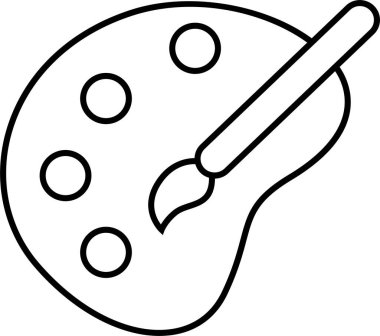 Çizgi film simgesinin vektör çizimi