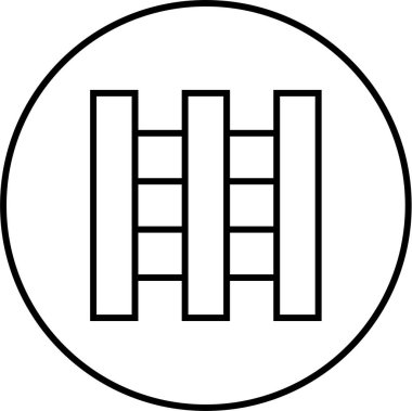 Basit bilgisayar arayüzü simgesi, vektör illüstrasyonu