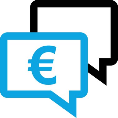 Avro simgesi vektör illüstrasyonu 