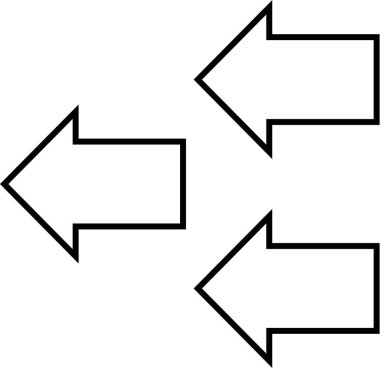 Basit alışveriş konsepti simgesi, vektör illüstrasyonu