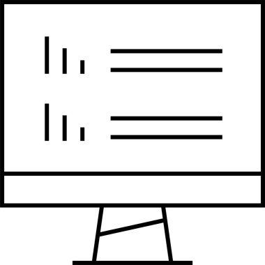 Basit web bilgi simgesi, vektör illüstrasyonu