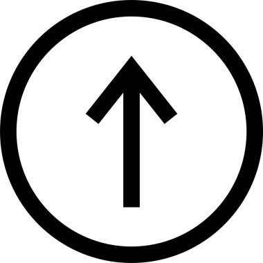 kullanıcı arayüzü gönderme ok simgesi, vektör illüstrasyonu