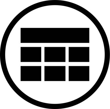 Web arayüzü simgesi, vektör illüstrasyonu