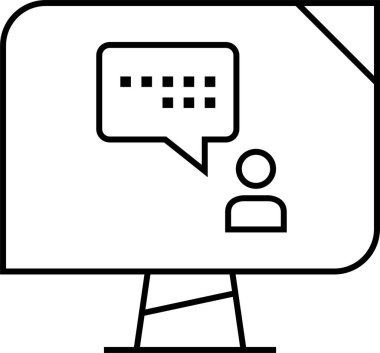  SMS ve Metin konuşma ikonu vektör illüstrasyonu