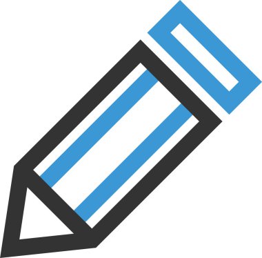 Kalem. Web simgesi basit illüstrasyon