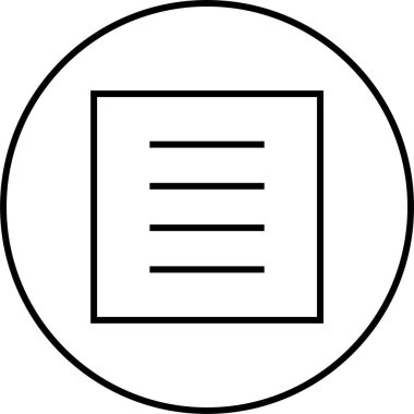 Basit bilgisayar arayüzü simgesi, vektör illüstrasyonu