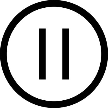 Basit satır simgesi, vektör illüstrasyonu