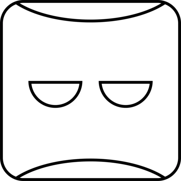Emoji Visage Vecteur Illustration — Image vectorielle