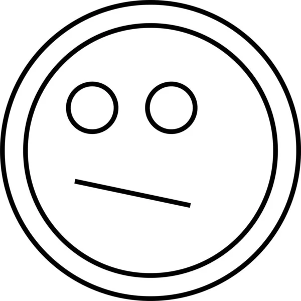 Emoji Ansikte Vektor Illustration — Stock vektor