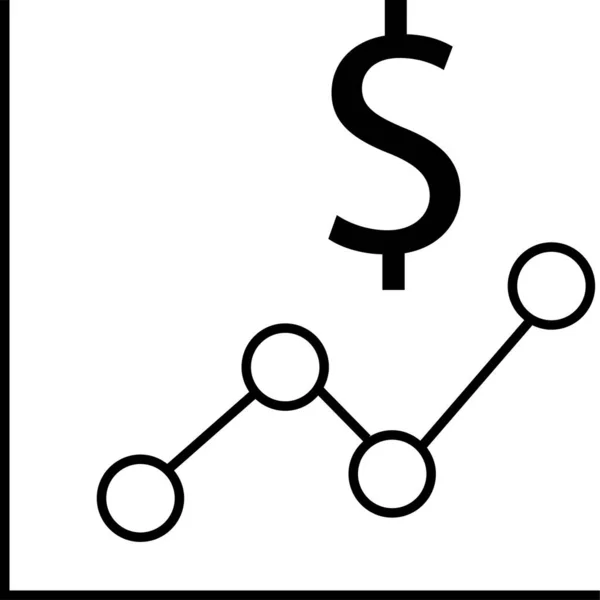 Icône Des Finances Icône Affaires Icône Argent Illustration Vectorielle — Image vectorielle