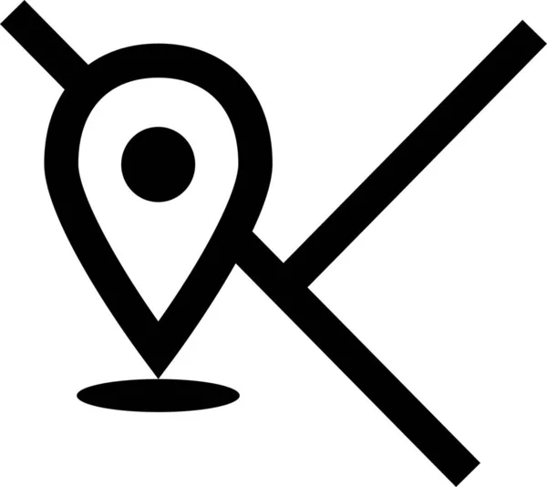 Icône Localisation Icône Navigation Icône Carte Illustration Vectorielle — Image vectorielle