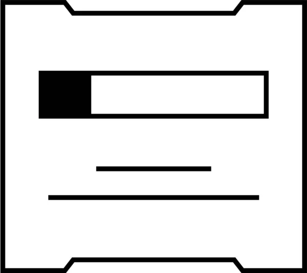 Web Interface Symbol Vektorillustration — Stockvektor