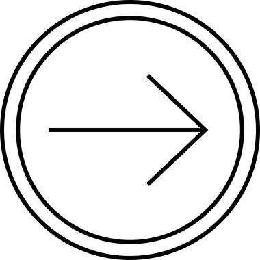 kullanıcı arayüzü ok simgesi, vektör illüstrasyonu