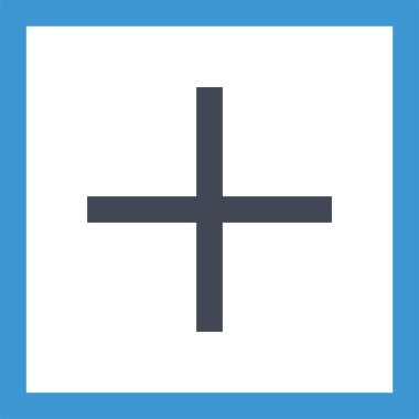 ekle, artı simge vektör illüstrasyonu 