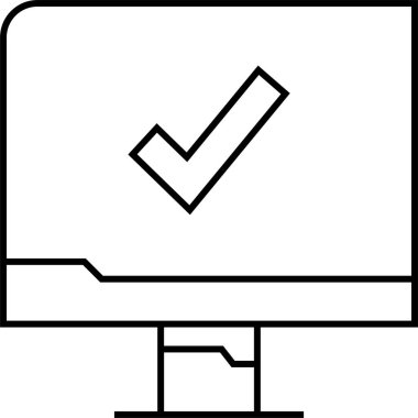 Basit web bilgi simgesi, vektör illüstrasyonu