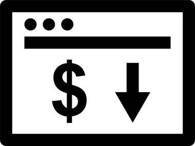 iş konsepti ikon vektör illüstrasyonu