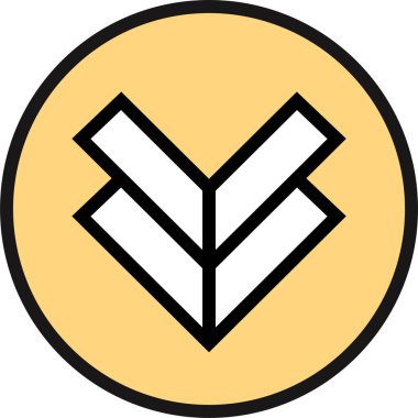 kullanıcı arayüzü ok simgesi, vektör illüstrasyonu