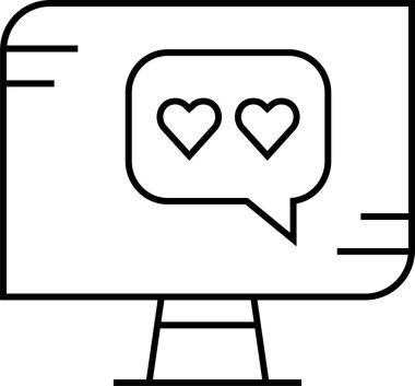  SMS ve Metin konuşma ikonu vektör illüstrasyonu