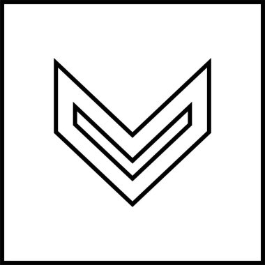 kullanıcı arayüzü ok simgesi, vektör illüstrasyonu