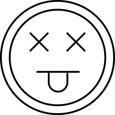 emoji yüz vektör illüstrasyonu