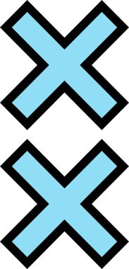 Basit bilgisayar arayüzü simgesi, vektör illüstrasyonu