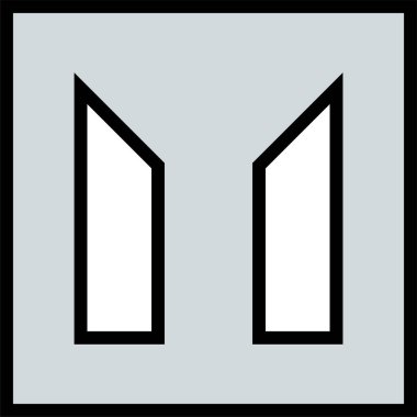 pencere simgesi vektör illüstrasyonu