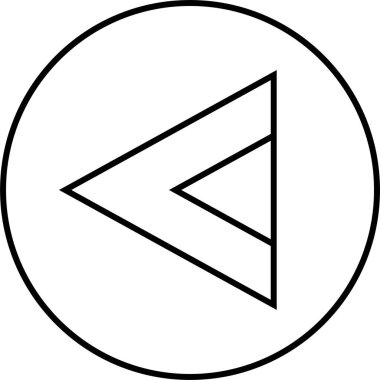 kullanıcı arayüzü ok simgesi, vektör illüstrasyonu