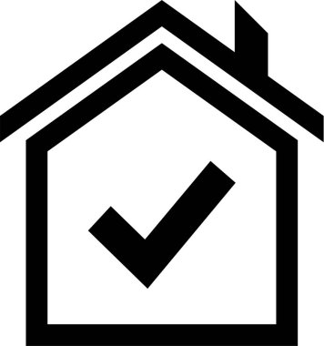 Basit işaretleme simgesi, vektör illüstrasyonu