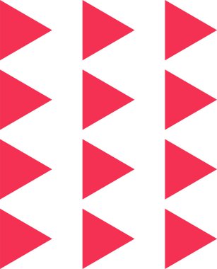 üçgenler soyut işaret vektör çizimi