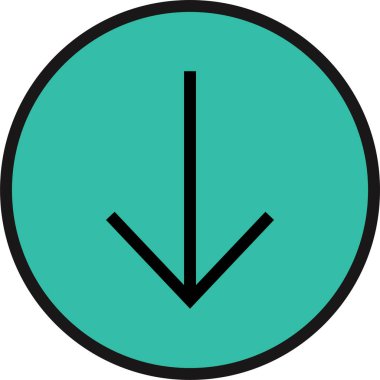 Web Arrow Simgesi, Vektör İllüstrasyonu