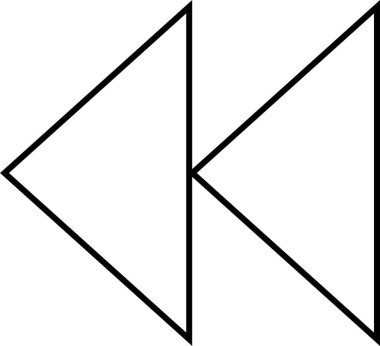 kullanıcı arayüzü ok simgesi, vektör illüstrasyonu