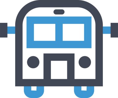 tren. Web simgesi basit illüstrasyon