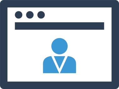 kullanıcı profili simgesi, vektör illüstrasyonu